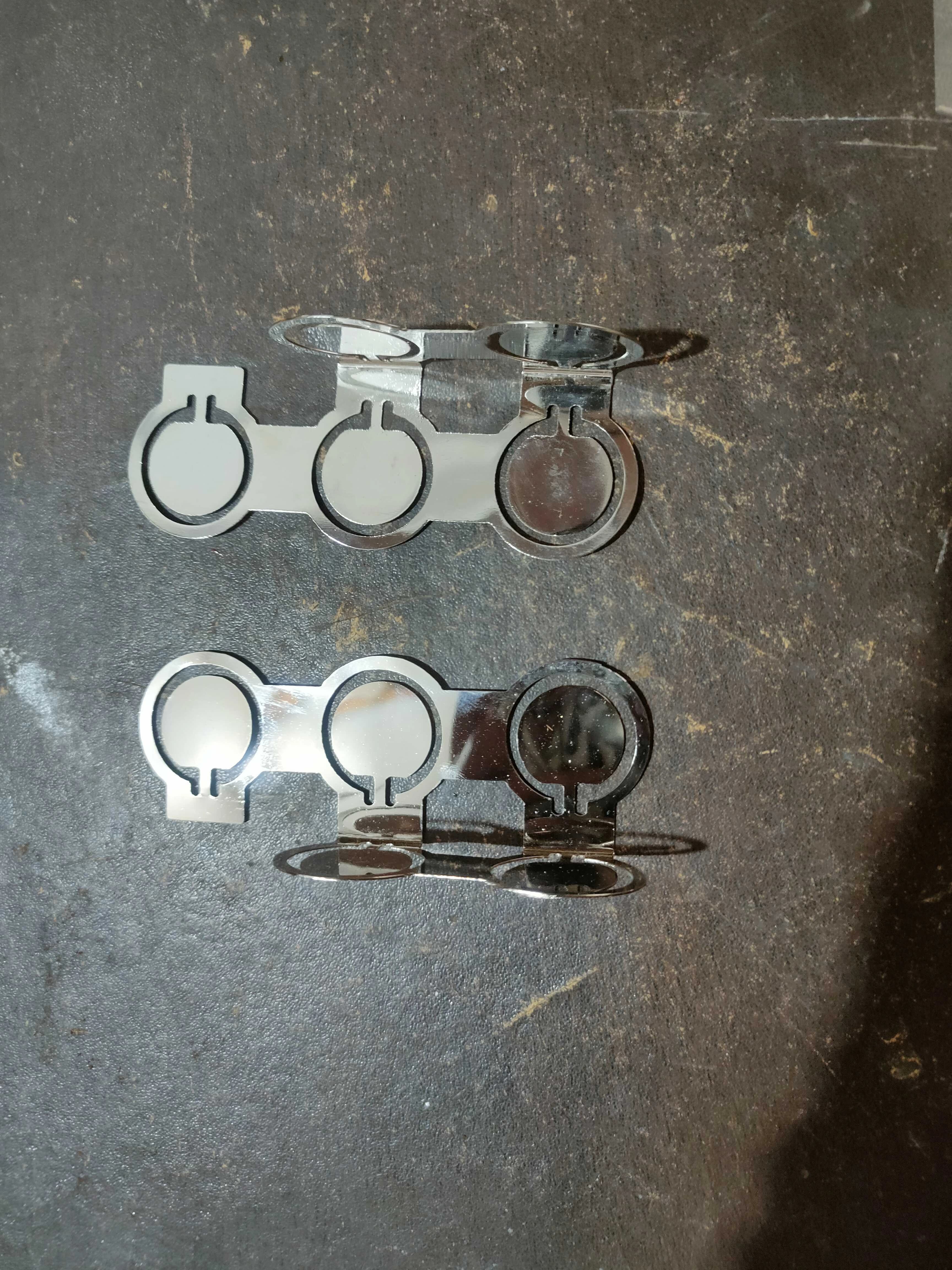 Black oxide finish on machine parts