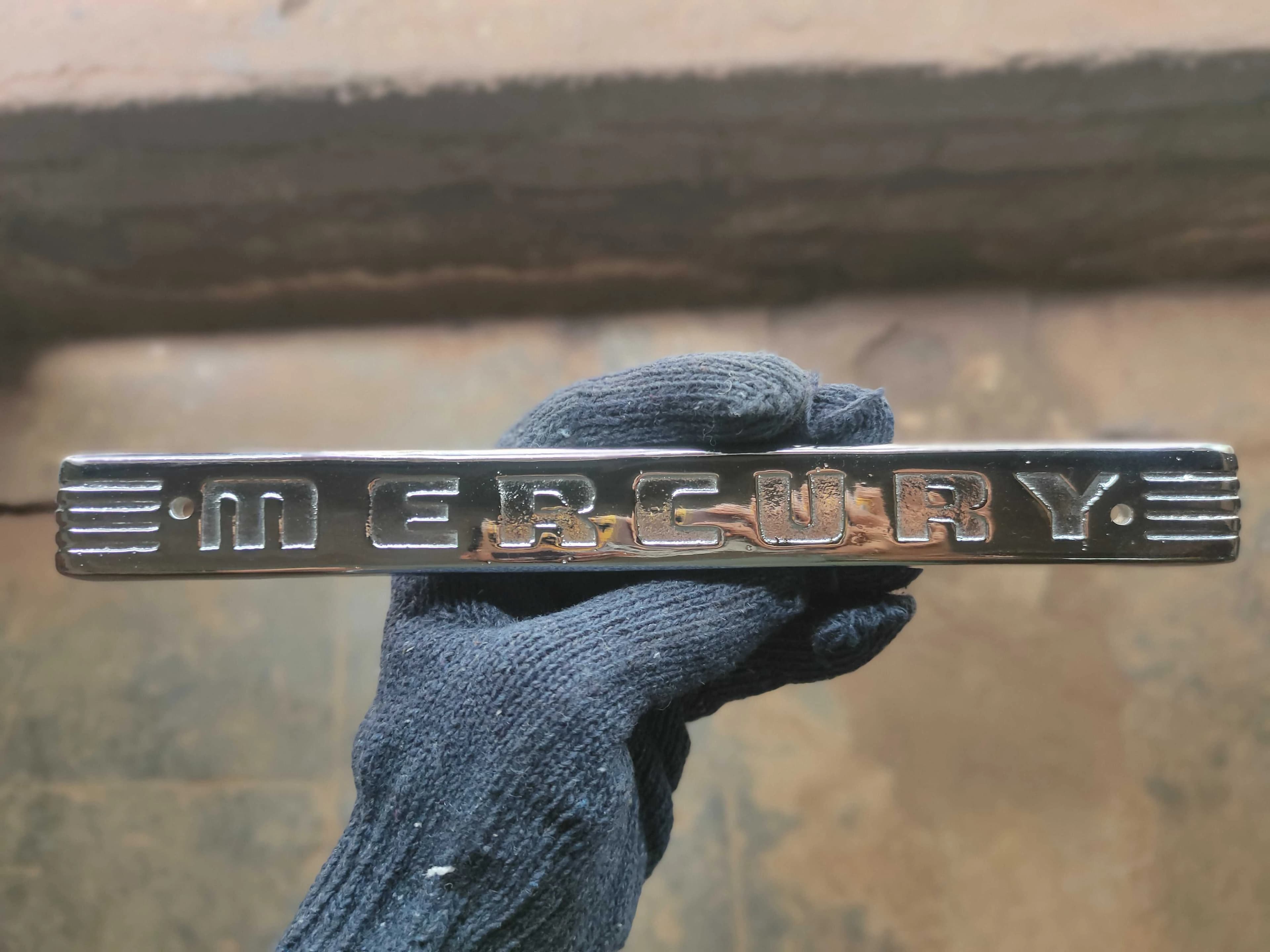 Polished stainless steel components